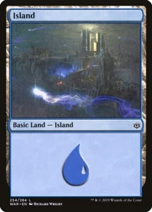 Island Foil (254) War of the Spark WAR MTG Magic - Picture 1 of 1
