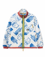 the north face x brain dead nuptse jacket sky blue