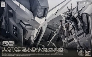 Premium Bandai RG 1/144 GMF-X09A JUSTICE GUNDAM MODO DESACTIVO Semilla Destino Kit - Imagen 1 de 9