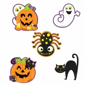 Halloween Mini Assorted Paper Cutouts 10ct Amscan - Picture 1 of 4