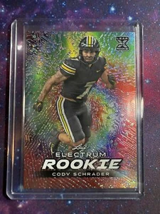 Hoja Electrum 2024 - Tablero plateado tie dye piel y grabado #340 Cody Schrader #/25 - Imagen 1 de 2