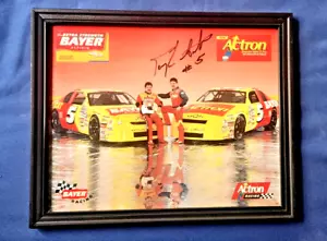 Terry Labonte #5 Signed Framed 8 x 10 Promo Hero Card - NASCAR - Vintage 1996 - Picture 1 of 3