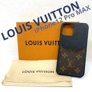 LOUIS VUITTON iPhone12 Pro Max Bumper Smartphone Case Cover Monogram M80082 F/S - Picture 1 of 17