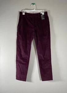 Levi's XX Cord Chino Taper Hose Herren 29 x 30 hoher Bund burgunderrot Big E neu mit Etikett - Bild 1 von 18
