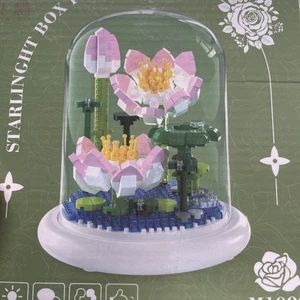 Mini Block Lotus In A Dome Set -  Box Never Opened - Picture 1 of 6