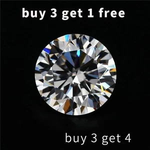 White 12mm 8.06CT Faceted Round Cut Shape CZ AAAAA VVS Loose Gemstones - Picture 1 of 8