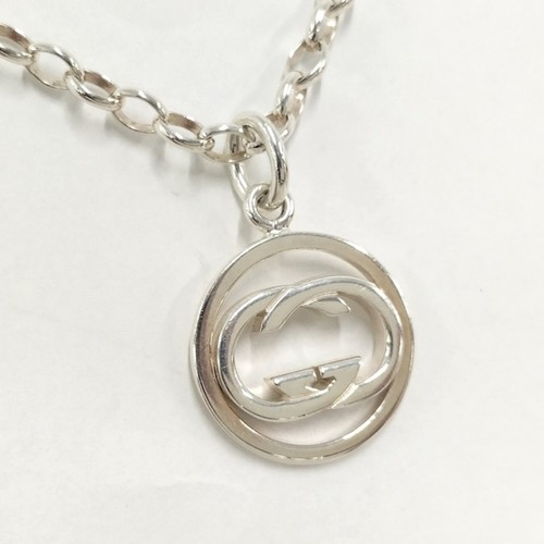 Collana Gucci Doppiah G argento 925 SV925 usata SKAI 0