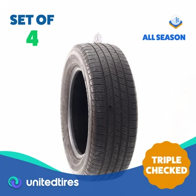 Set of (4) Used 225/65R17 Michelin Defender T+H 102H - 6.5-8/32 - Image 1 of 4