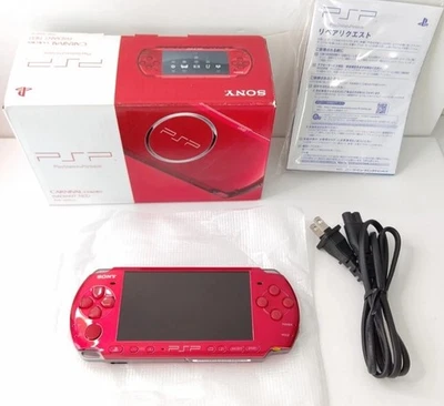 Mint Sony PSP-3000 Console Radiant Red Handheld System w/box tested - Image 1 of 4