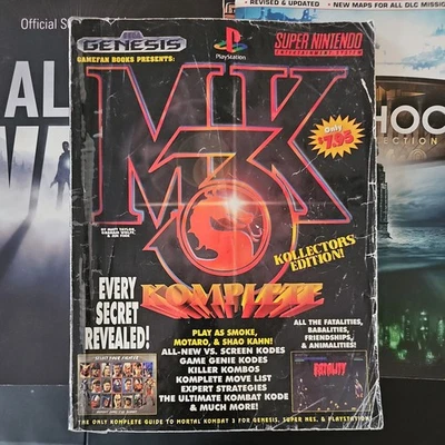 Mortal Kombat 3 Komplete PS1 SNES Sega Genesis Gamefan Books Strategy Guide - Image 1 of 2