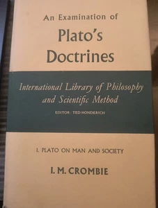 International Library of Philosophy, Psychology, and Scientific Method: Plato on - Bild 1 von 3
