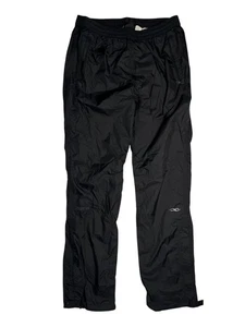 MARMOT Black Nylon WINDBREAKER RAIN PANTS Outdoor Hike Gear Men LARGE Long/Tall - Picture 1 of 9
