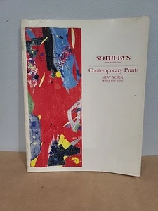 Sotheby's Auction Catalog Contemporary Prints New York May 10, 1985 - Imagen 1 de 5