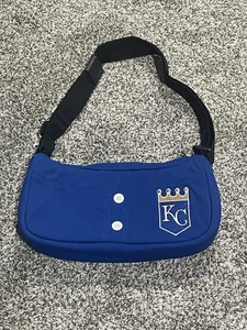 KANSAS COTY ROYALS JERSEY BASEBALL PURSE MLB LICENSED HANDBAG CROSSBODY BLUE - Picture 1 of 5
