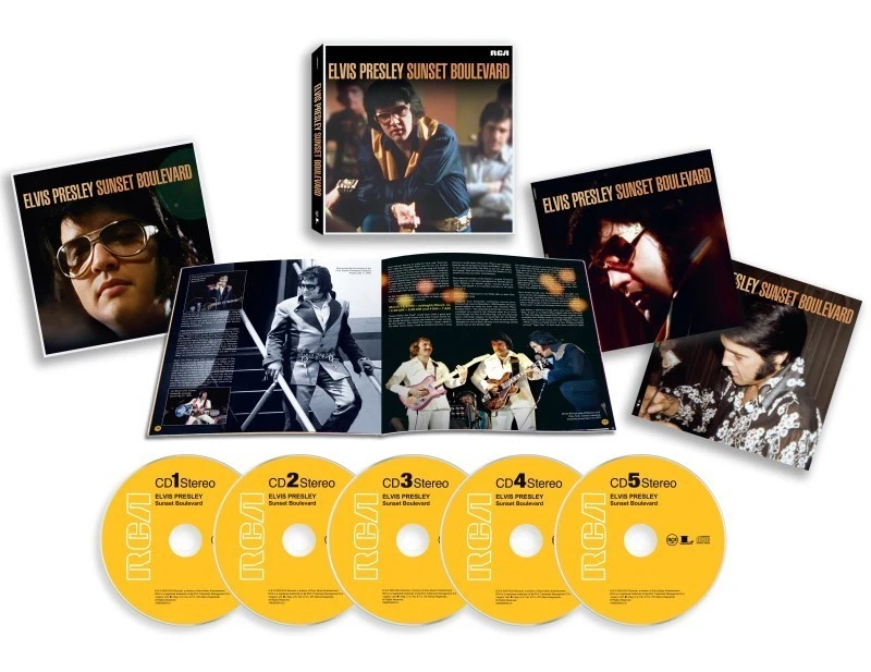 ELVIS PRESLEY New Sealed Ltd Ed 2025 SUNSET BLVD BEST OF & RARITIES 5 CD BOXSET - Image 1 of 1