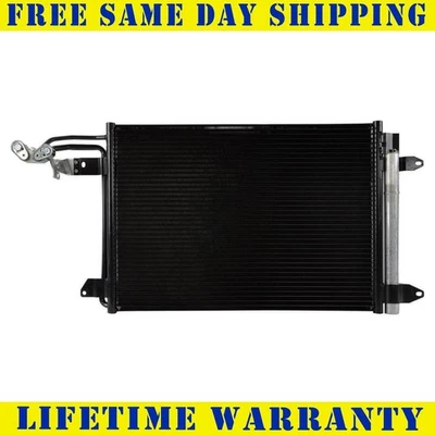 New AC Condenser For 2005-2007, 2010-2014 Volkswagen Golf Audi A3 - Image 1 of 4