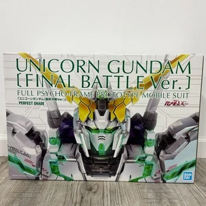 PG 1/60 Unicorn Gundam Final Battle Premium Bandai RX-0 Model Kit Green Frame - Picture 1 of 13