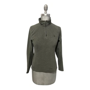 Pullover manga larga polar carbón The North Face 1/4 cremallera talla XS - Imagen 1 de 7