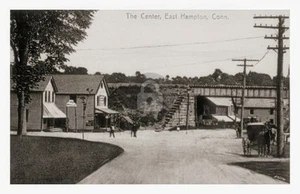 Center, East Hampton CT Vintage Reproduction Postcard - Picture 1 of 2