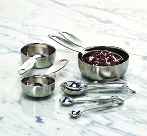 Stainless Steel Measuring Cups by Amco – Set of 4, Ergonomic, Durable, Engraved - Picture 1 of 1