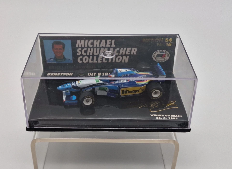 Paul´s Model Art - Michael Schumacher Edition 64 Nr. 16 - Benetton Renault B195 - Bild 1 von 4