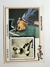 1978 Topps Burger King Detroit Tigers #1 Ralph Houk Ungraded