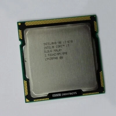 Intel Core i7-870 Quad Core 2.93GHz 8MB Socket LGA1156 95W SLBJG 95W Processor - Image 1 of 2