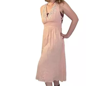 Vestido sin mangas rosa grande exuberante - Imagen 1 de 5