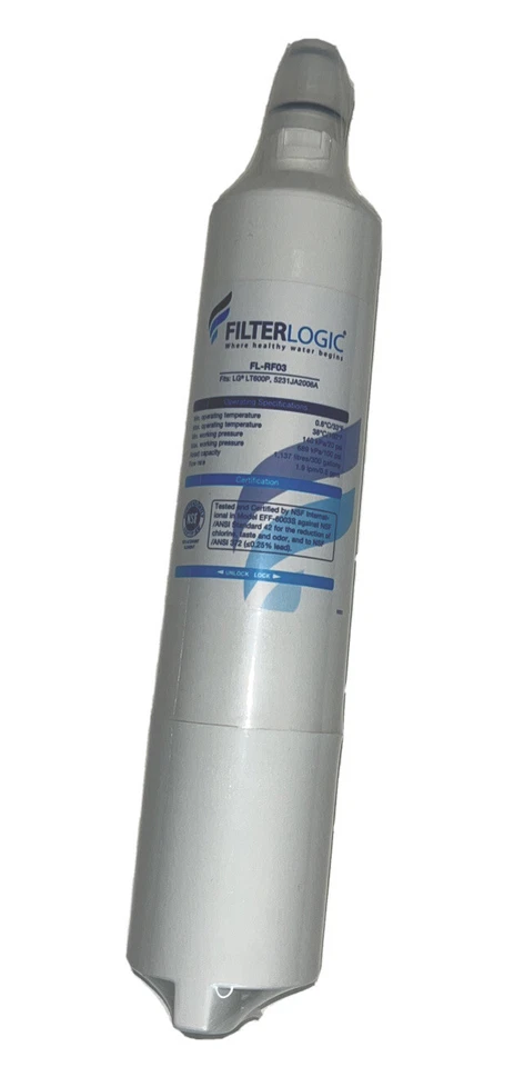 FilterLogic FL-RF03 Replacement Refrige Water Filter for LGLT600P Kenmore469990 - Image 1 of 3