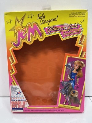 1986 Jem Glitter'n Gold Fashions "Moroccan Magic" ~SOMENTE CAIXA~ - Imagem 1 de 4