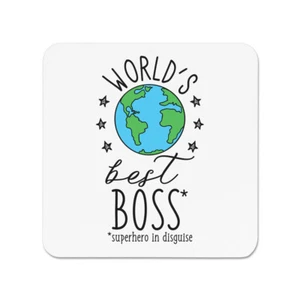 World's Best Boss Fridge Magnet - Funny Gift Present - Picture 1 of 1