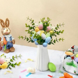 Artificial Easter Egg Flowers Indoor Decoration Easter Green Plant Arrangement - Picture 1 of 7