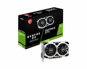 MSI NVIDIA GEFORCE GTX 1630 VENTUS XS OC 4GB GDDR6 PCI-E Video Card HDMI DVI DP - Picture 1 of 5