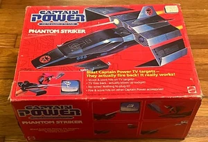 1987 Mattel Vintage Captain Power Phantom Striker NIB SEALED Powerjet XT-7 - Picture 1 of 9