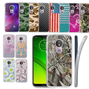 Soft Flexible TPU Gel Skin Case Slim Cover for Motorola Moto G7 Optimo Maxx - Bild 1 von 36