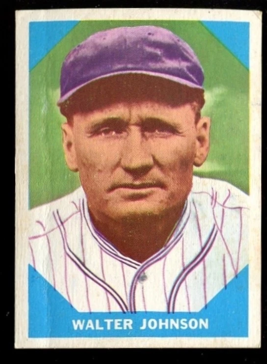 Baseball Card Fleer Greats # 6 Walter Johnson DP HOF Washington - Image 1 of 1