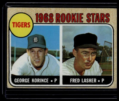 1968 Topps #447 Tigers 1968 Rookie Stars (George Korince / Fred Lasher) None - Image 1 of 2