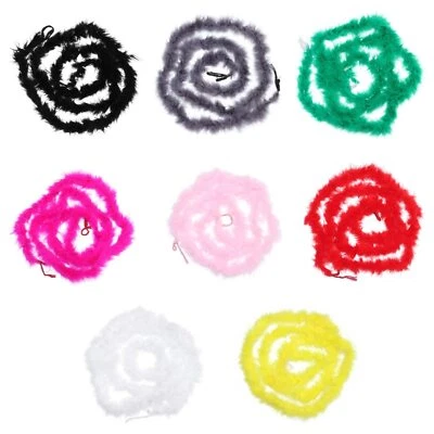 8 Pcs Feather Boas Set6.6ft Colorful Feather Boa Fluffy Boas for Women Girls ... - Image 1 of 4