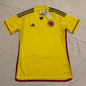 2022-23 Herren Adidas Kolumbien Nationalmannschaft Heim Fußball Trikot Große L - Bild 1 von 10