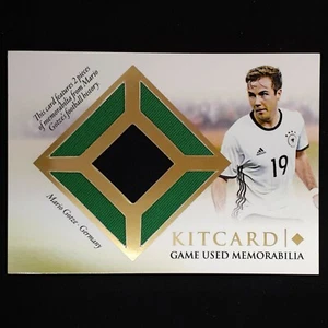 2016 Futera Unique #KC07 Mario Gotze - Kit Card Memorabilia 05/32 Germany! - Picture 1 of 2