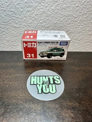 Takara Tomy Tomica 31 Toyota FJ Cruiser SUV tamaño mediano modelo de coche de policía Foto 1 de 4