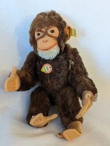 Vintage Steiff Original RARE Jocko # 5325 chimpanzee monkey Germany plush toy - Picture 1 of 15