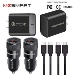 For Apple iPhone 15 Pro Max 15 Plus Fast Wall Car Charger PD Type C Cable Cord - Picture 1 of 34