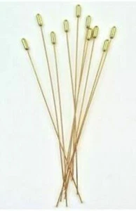 Hat Pin - Gilt - 10 pack - Picture 1 of 1