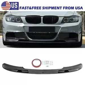 Front Bumper Splitter Lip For BMW 3Series E90 E91 LCI 325i 335i M Sport 09-2012 - Bild 1 von 11
