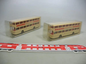 AF16-0.5# 2X H0 1:87 Model 24 730 Berlin Bus MAN SD 200 Novapax Mint Box - Picture 1 of 3