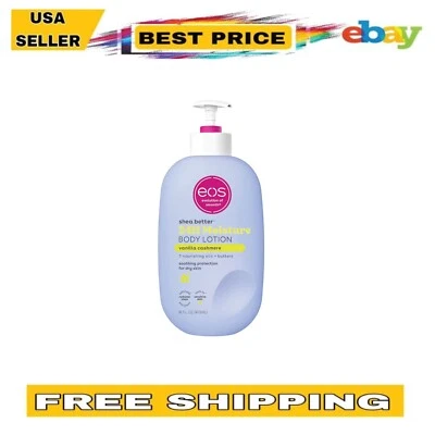Loción corporal eos Shea Better vainilla cachemir 24 horas hidratación cuidado de la piel 16 fl oz Foto 1 de 4
