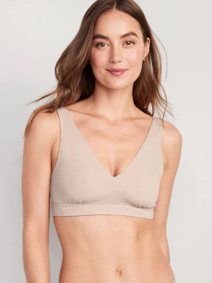 Old Navy Women’s No Show Bralette Top Frappe Size Small or Large $25 - Image 1 of 2
