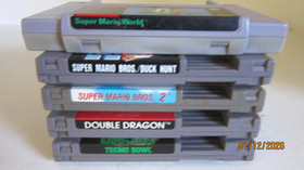 Lotto di 5 ciotole NES & SNES-SMW, SMB/Duck Hunt, SMB 2, Double Dragon, Tecmo
