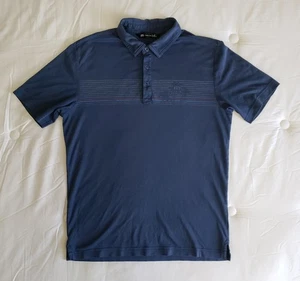 TRAVIS MATHEW Herren Polo Golf Shirt (S) blau mit Muster - Bild 1 von 6